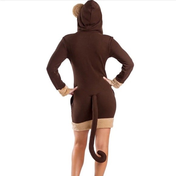 Tipsy Elves Dresses Tipsy Elves Nwt Monkey Dress Brown Xl Costume